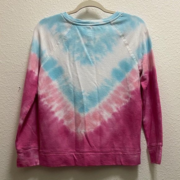 🆕 Blue & Pink Tie Dye Sweatshirt - Picture 5 of 6